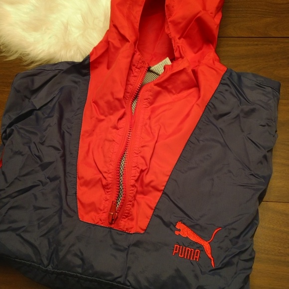 Vintage Puma Men's Rain Jacket - Picture 4 of 6